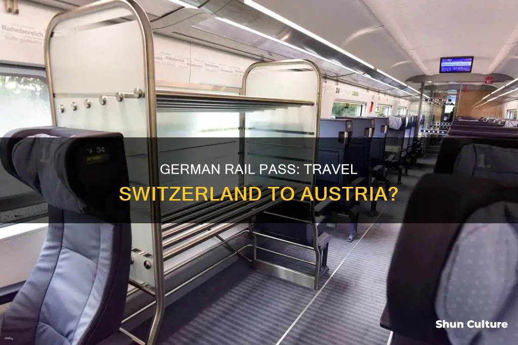 does german rail pass cover travel between switzerland and austria