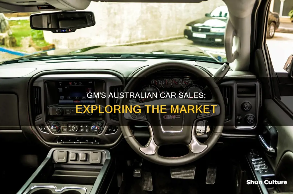does gm sell cars in australia