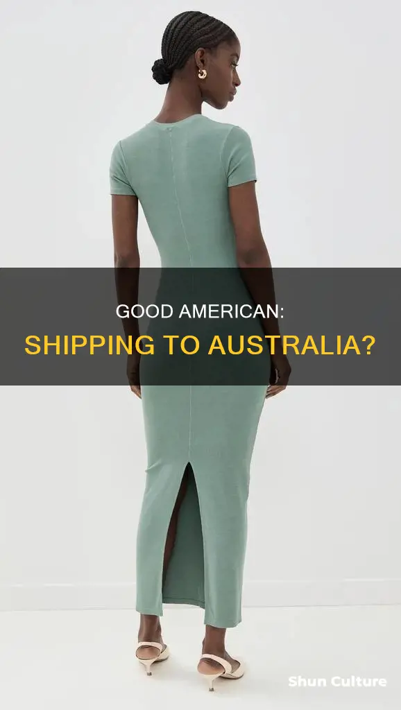 does good american ship to australia