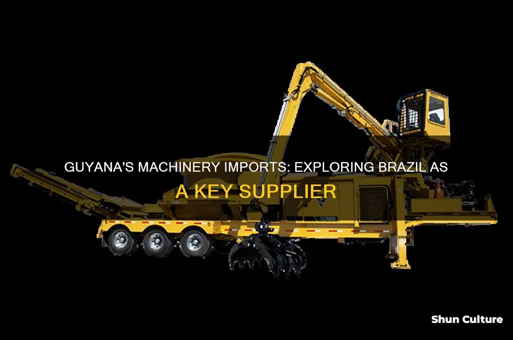 does guyana import machinery from brazil