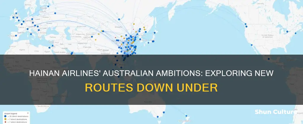 does hainan airlines fly to australia