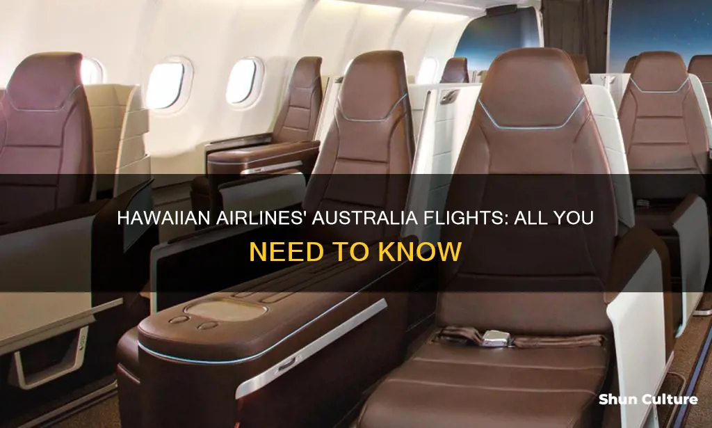 does hawaiian airlines fly to australia
