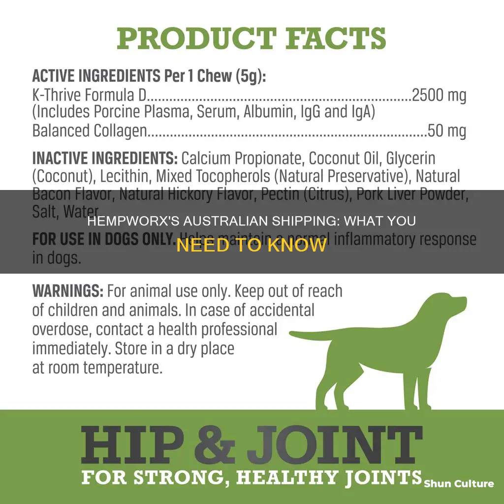 does hempworx ship to australia