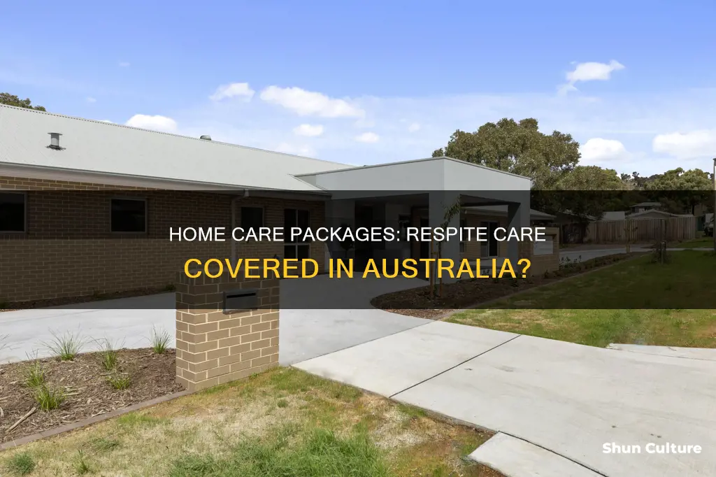 does home care packages include respite in australia