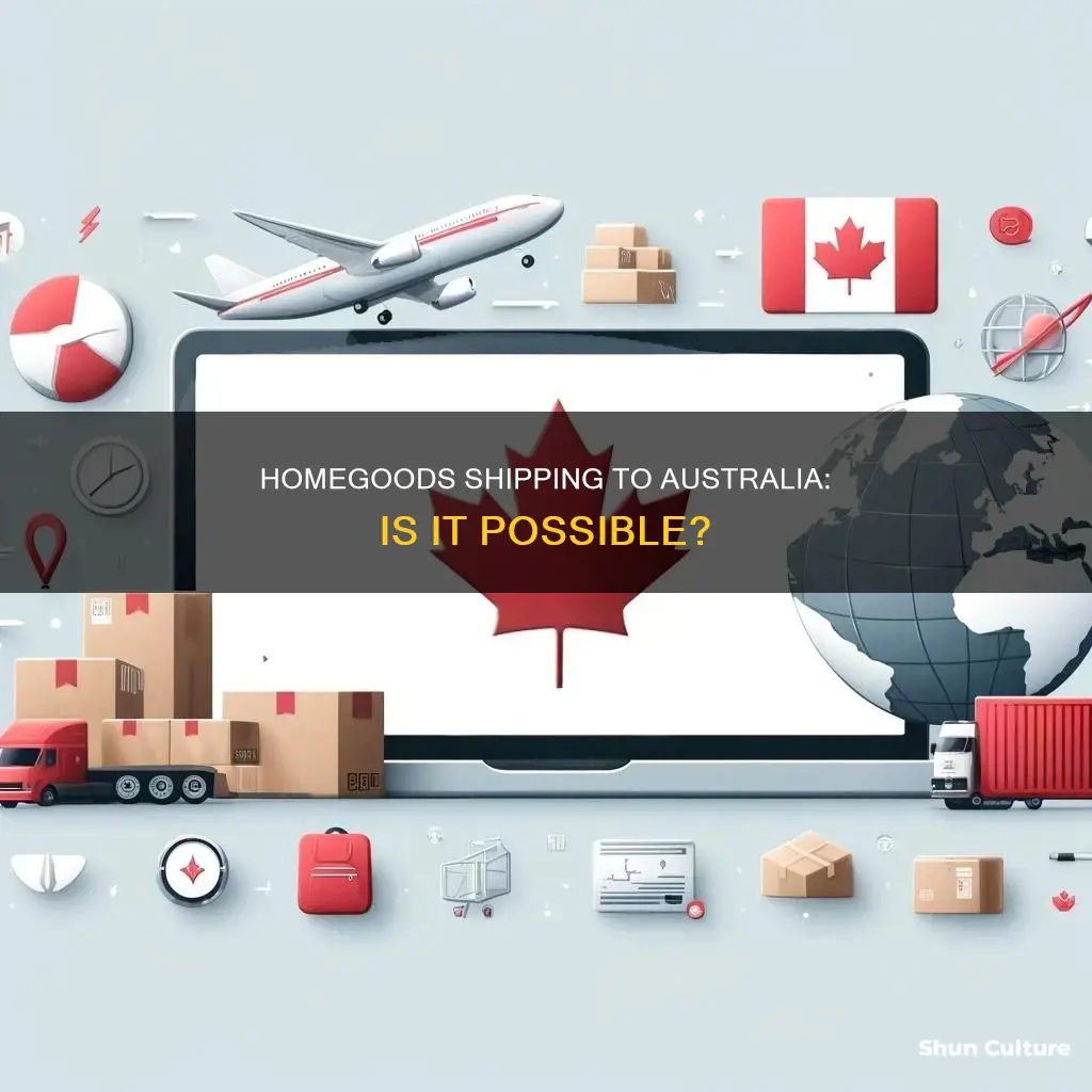 does homegoods ship to australia