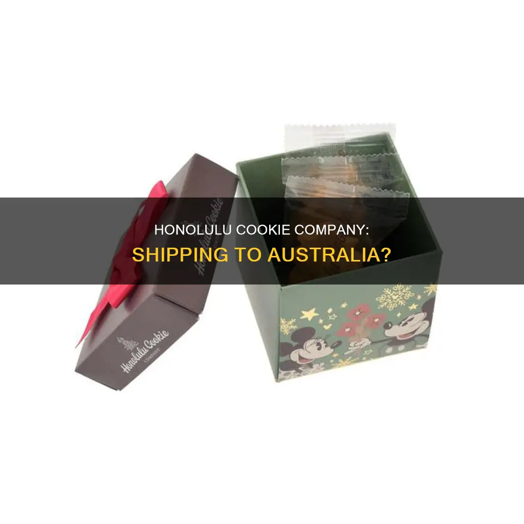 does honolulu cookie company ship to australia