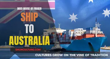 House of Fraser: Shipping to Australia?