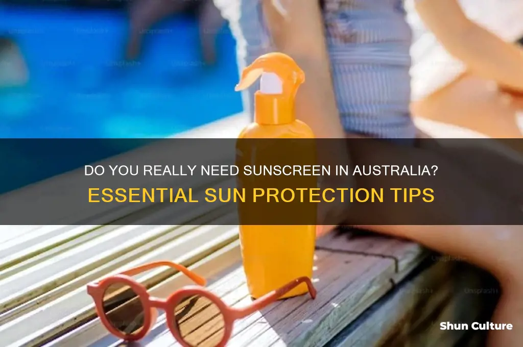 does I need sunscreen in australia