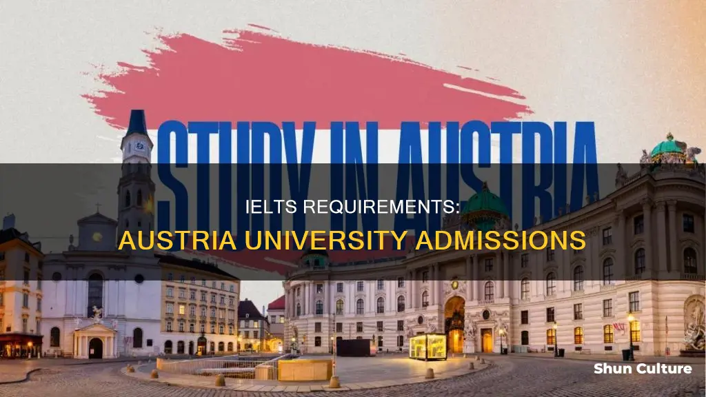 does ielts requirements for austria university