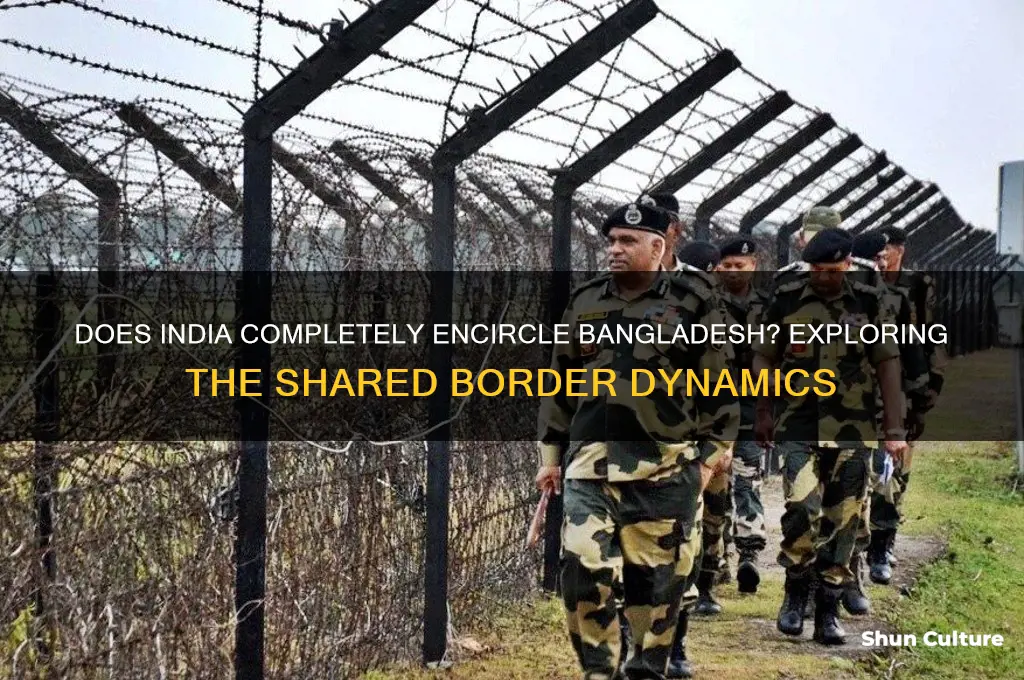 does india surround bangladesh