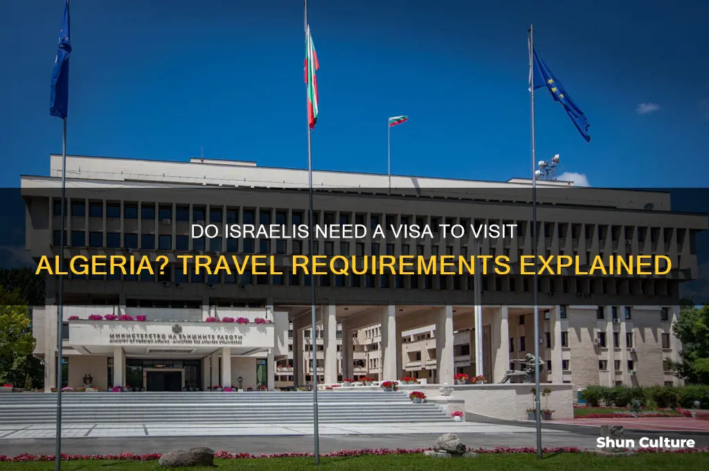 does israeli need a visa to algeria