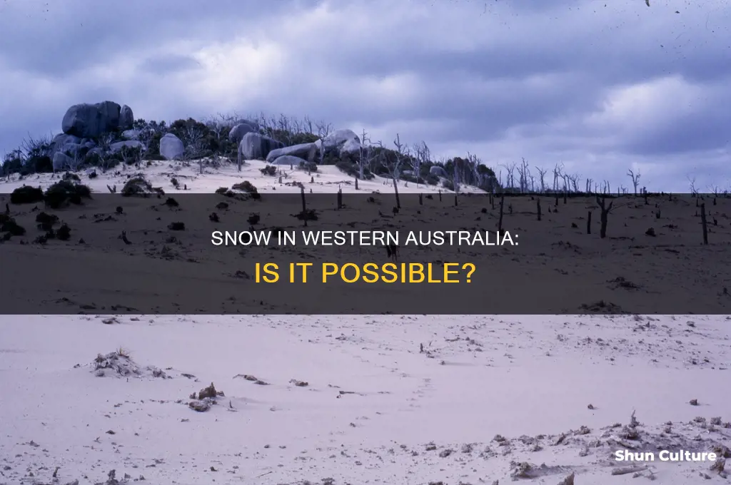 does it ever snow in western australia