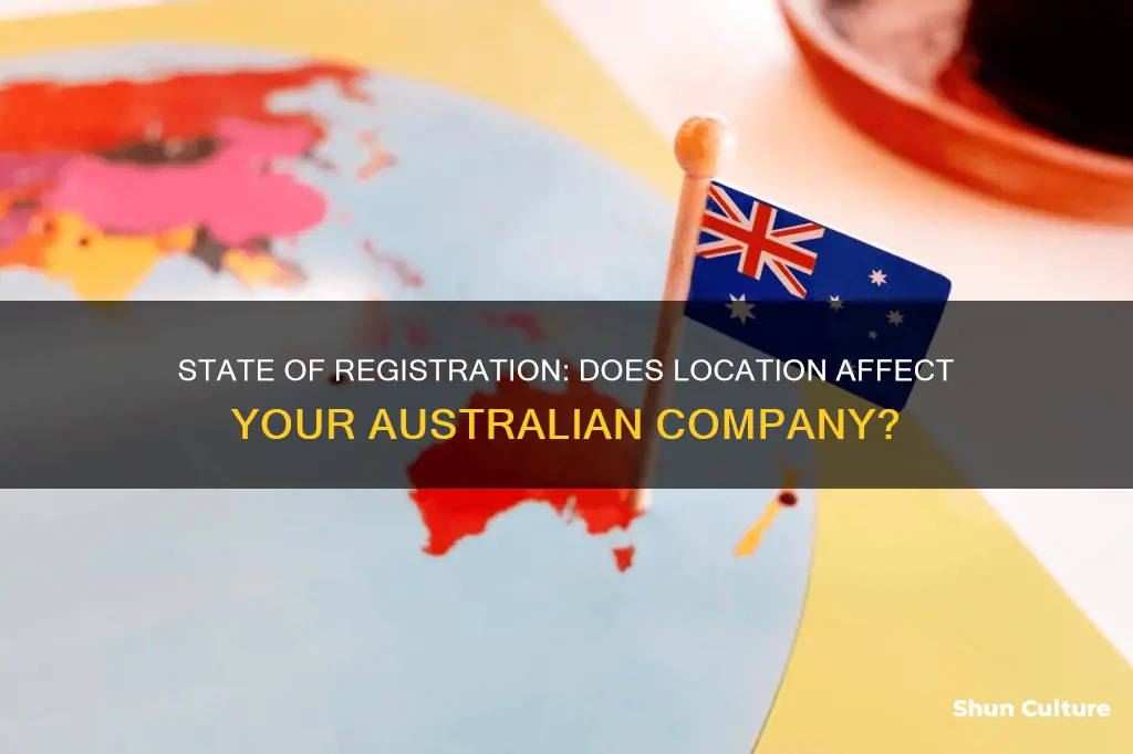 does it matter which state I register australian private company