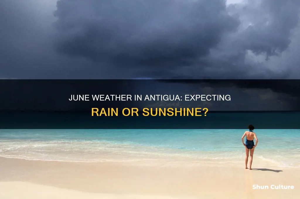 does it rain in antigua in june