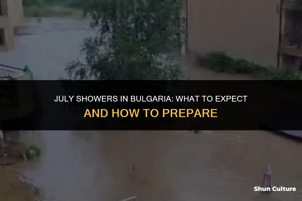 does it rain in bulgaria in july