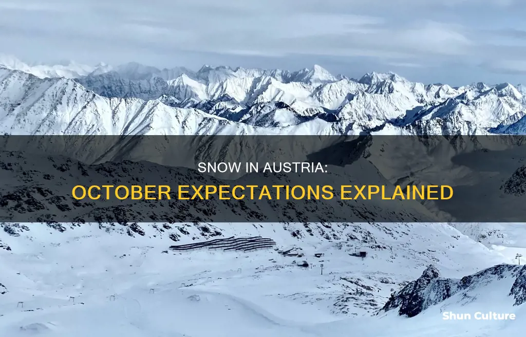 does it snow in austria in October