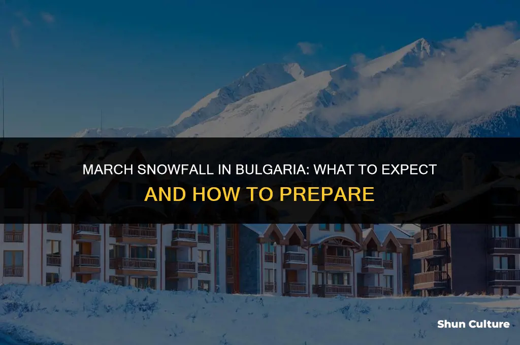 does it snow in bulgaria in march