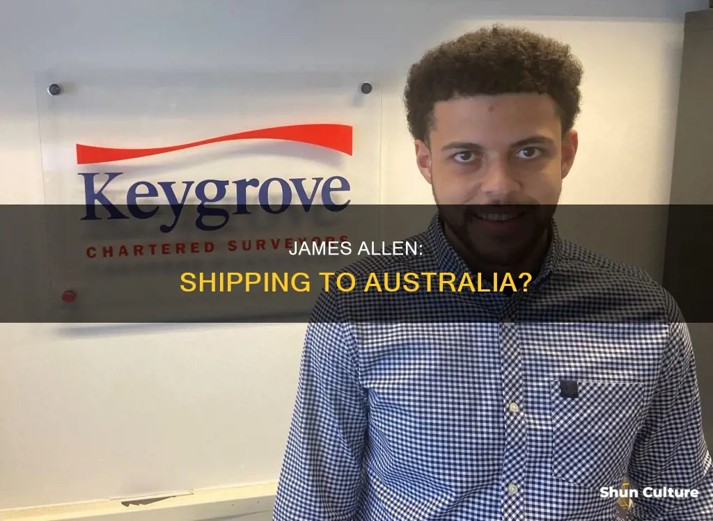 does james allen ship to australia