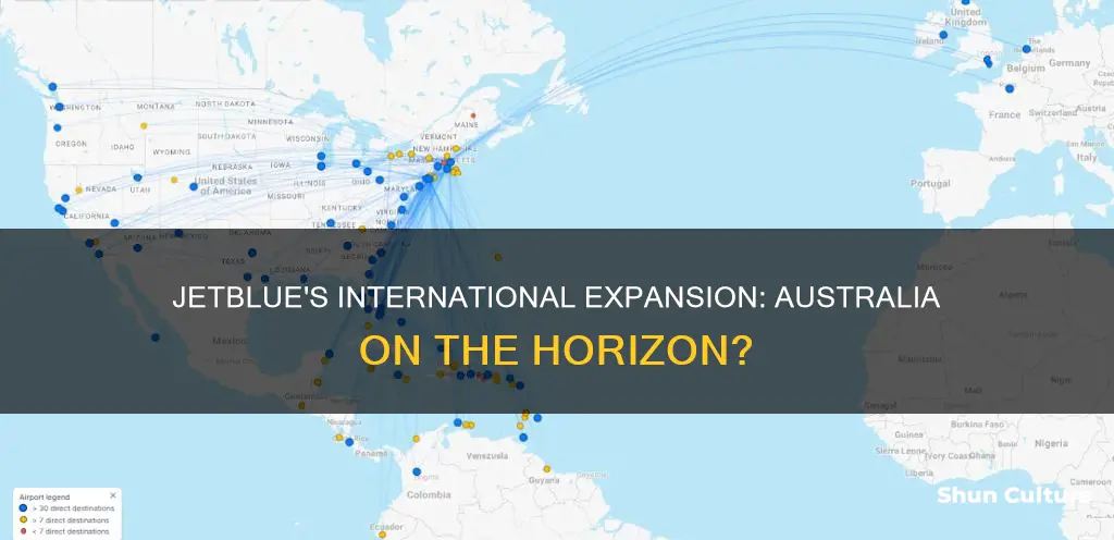 does jetblue fly to australia