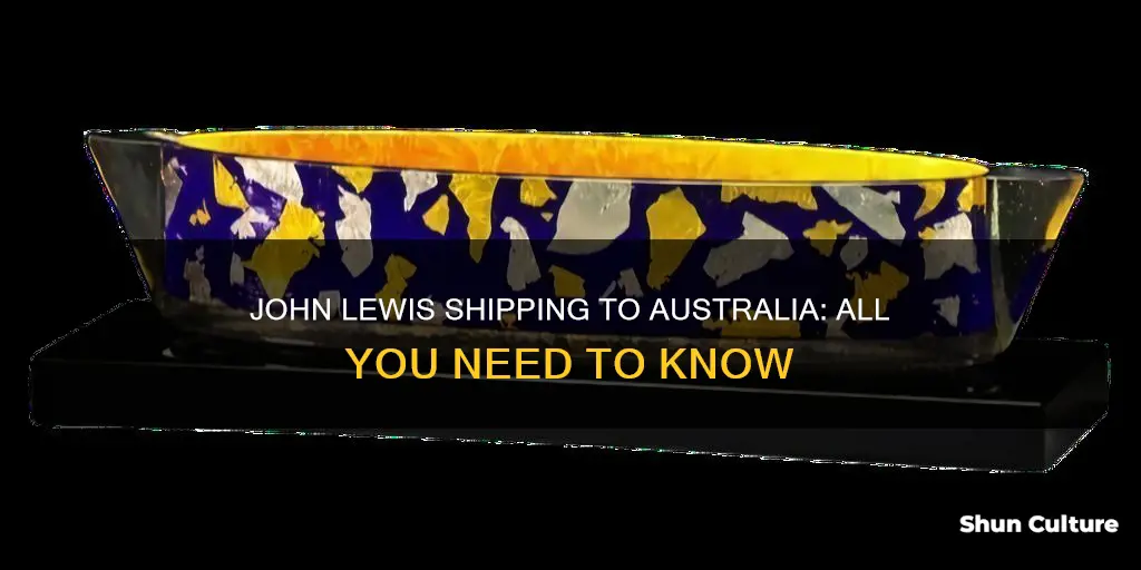 does john lewis ship to australia