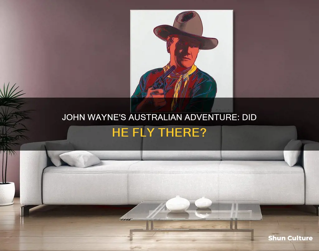 does john wayne fly to australia