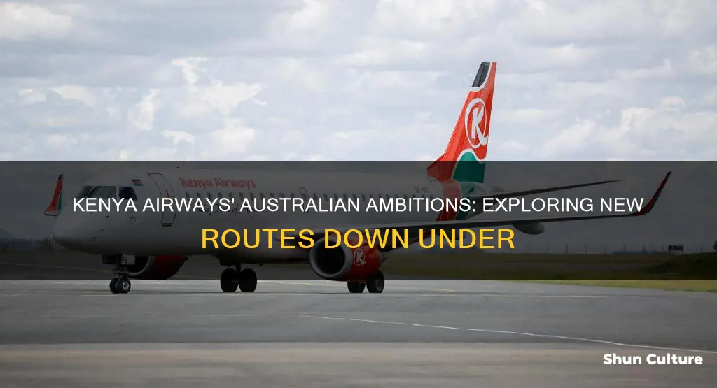 does kenya airways fly to australia