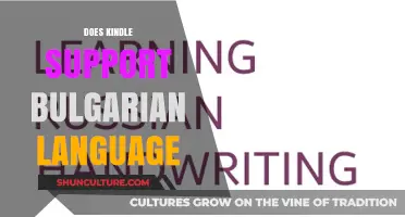 Exploring E-Reading: Does Kindle Support Bulgarian Language?