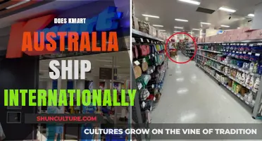 Kmart Australia: International Shipping Availability