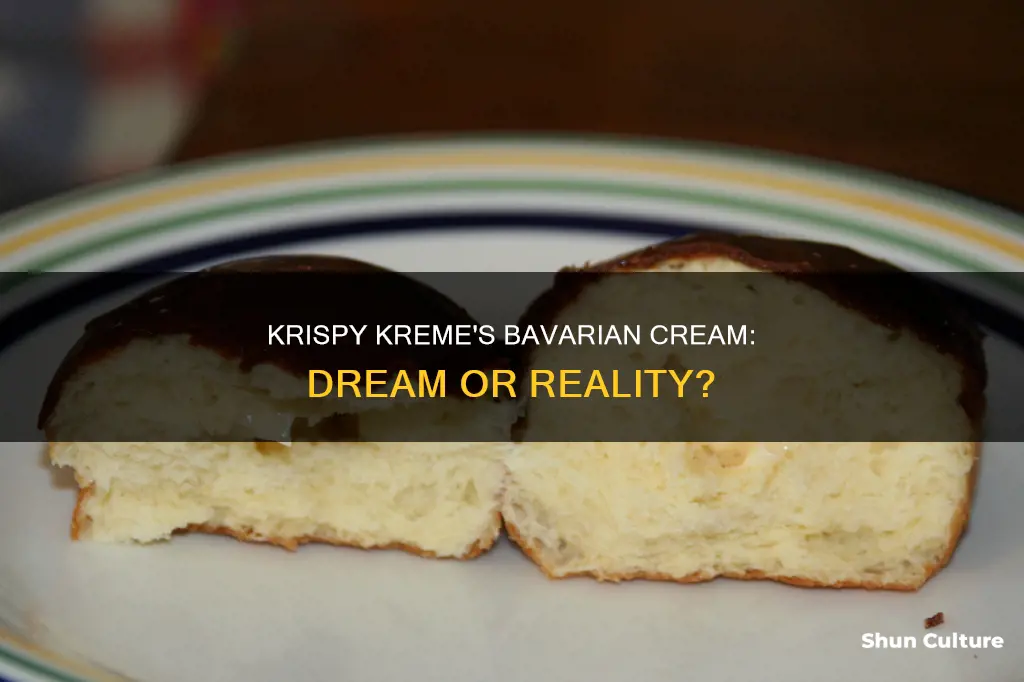 does krispy kreme donuts have bavarian cream