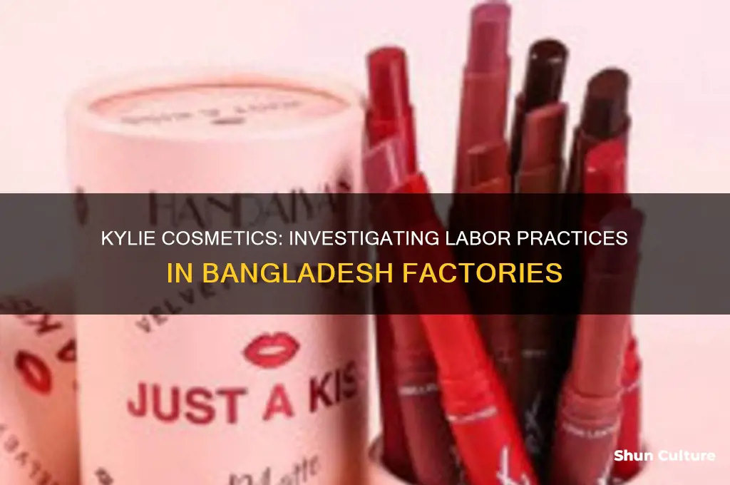 does kylie have workers in bangladesh