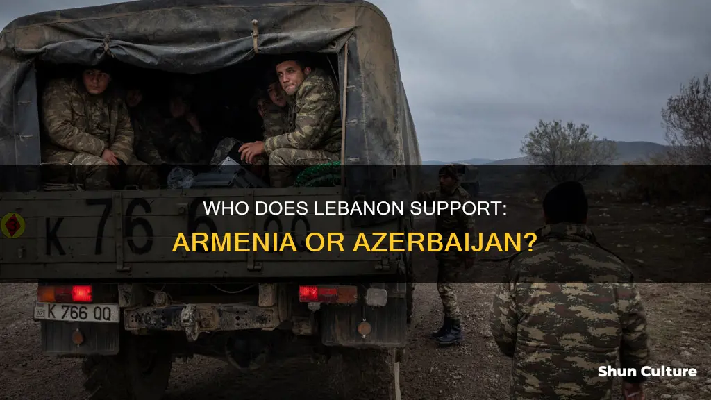 does lebanon support armenia or azerbaijan