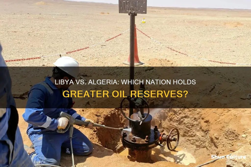 does libya or algeria have more oil