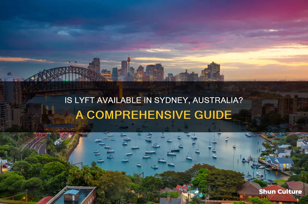 does lyft operate in sydney australia