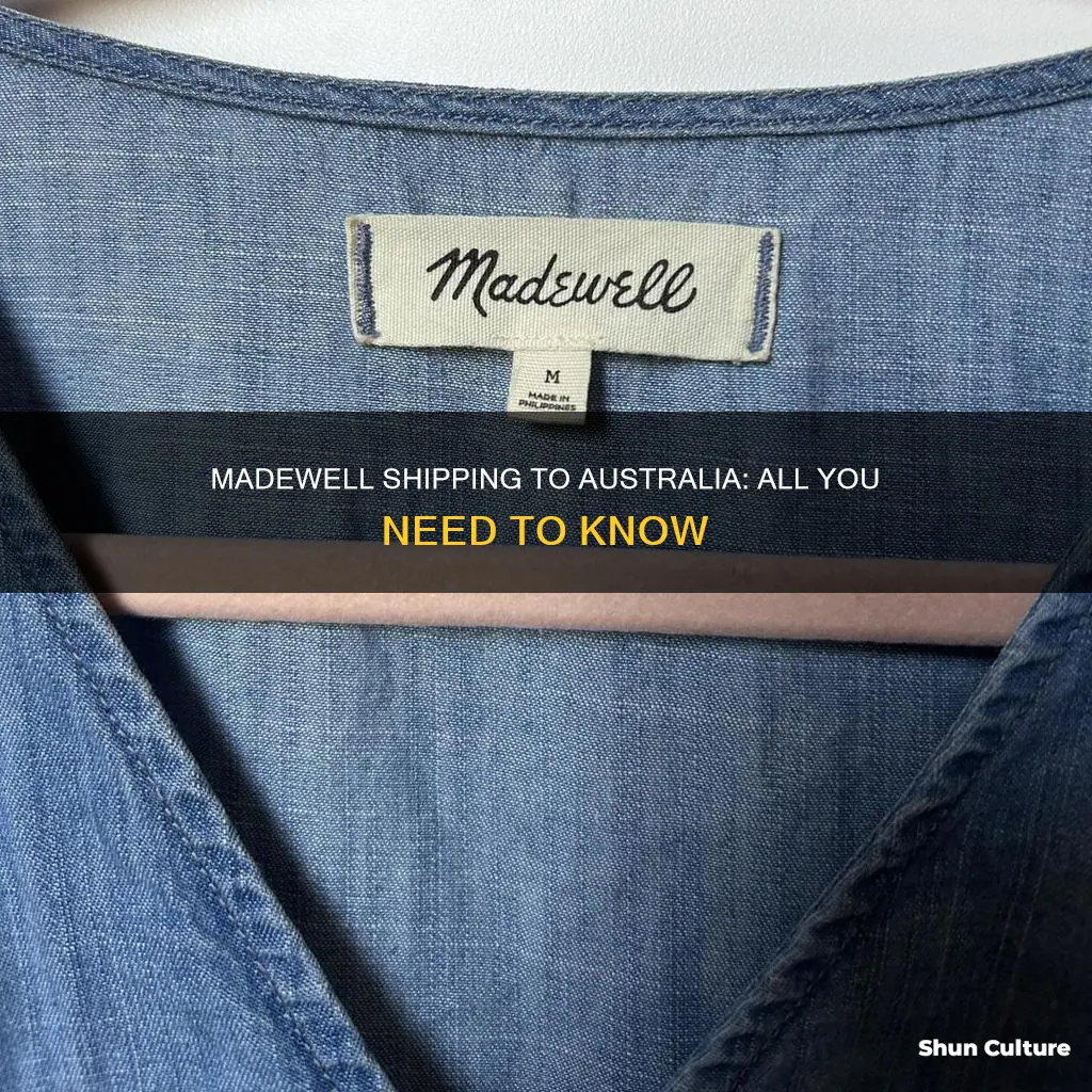 does madewell ship to australia