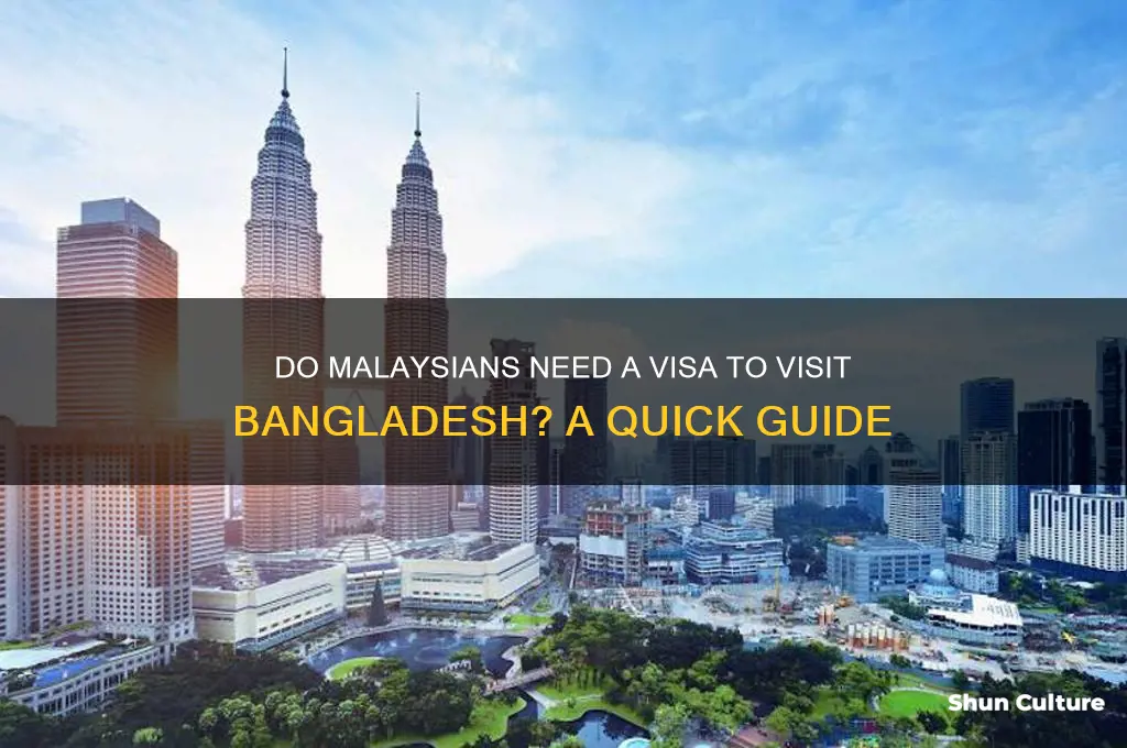 does malaysian need visa to bangladesh