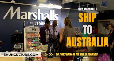 Shopping at Marshall's: Shipping Options for Australians