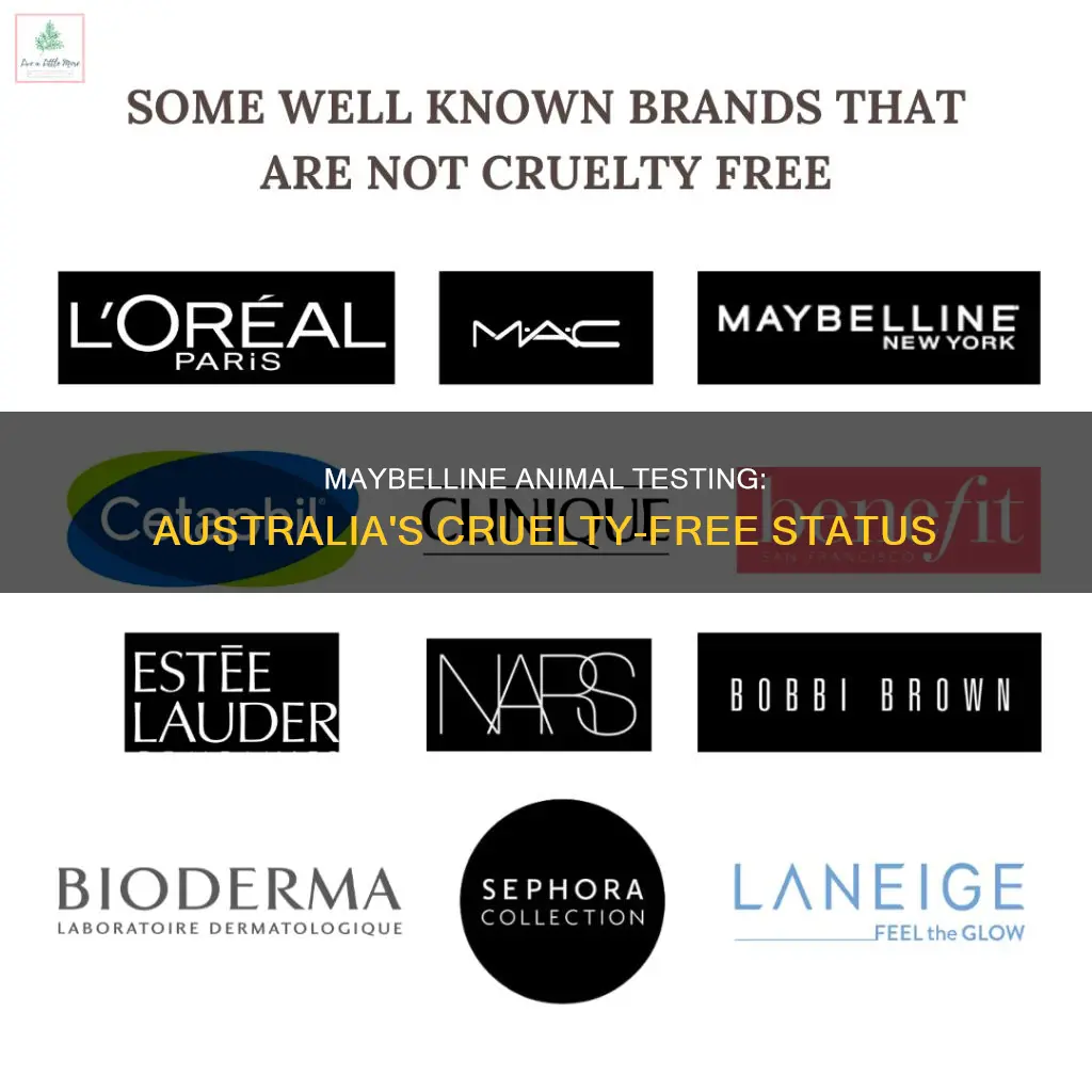 does maybelline test on animals in australia