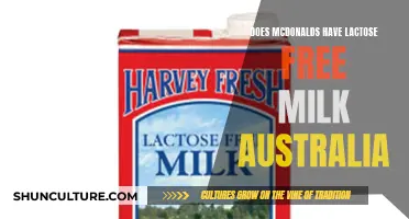 McDonald's Lactose-Free Milk Options in Australia