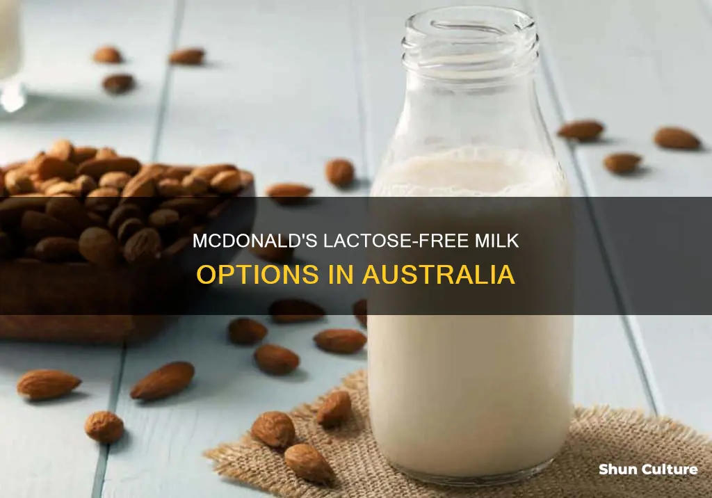does mcdonalds have lactose free milk australia