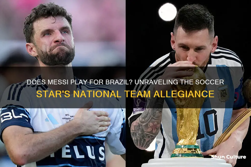 does messi play for brazil