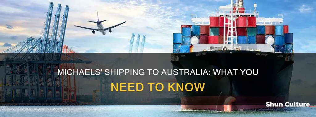 does michaels ship to australia