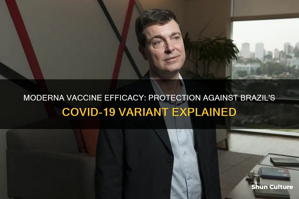 does moderna protect against brazil variant