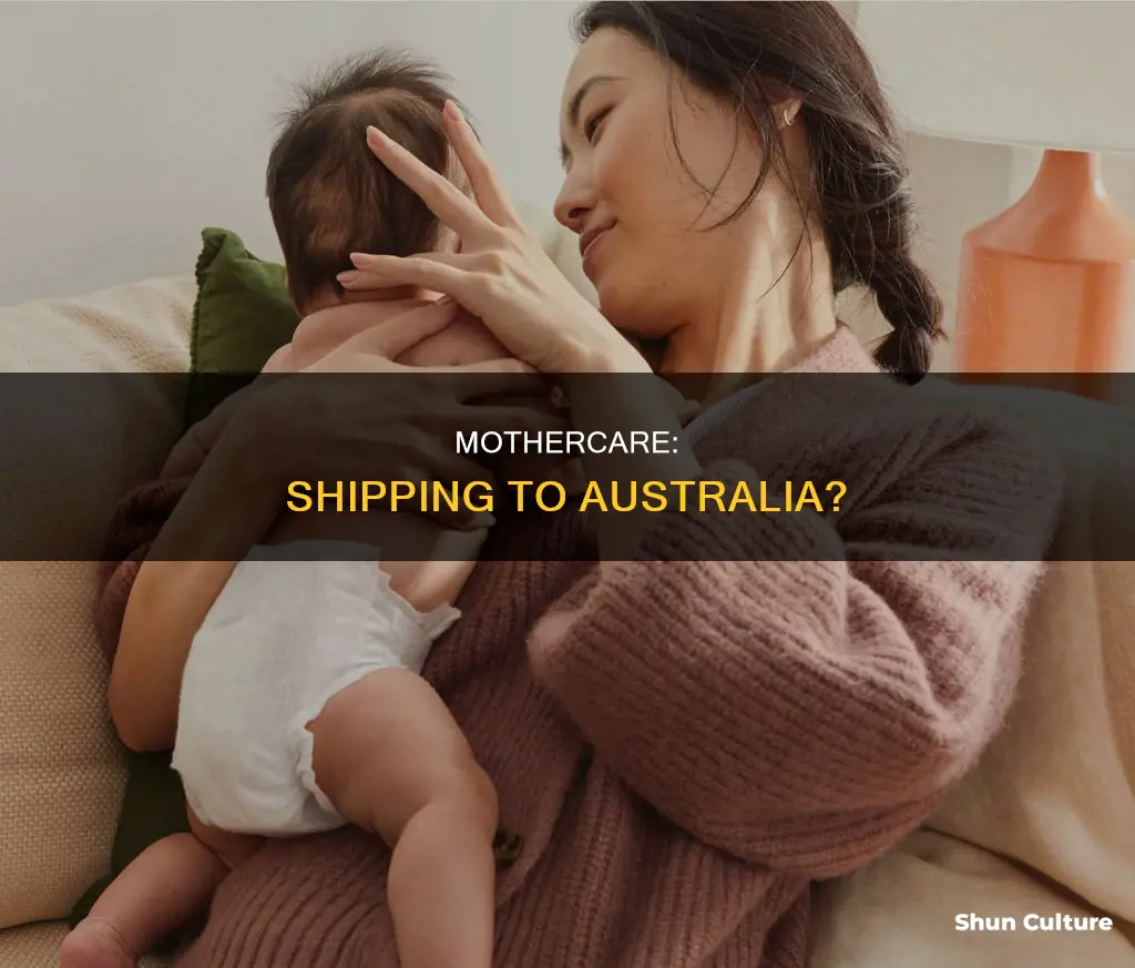 does mothercare ship to australia