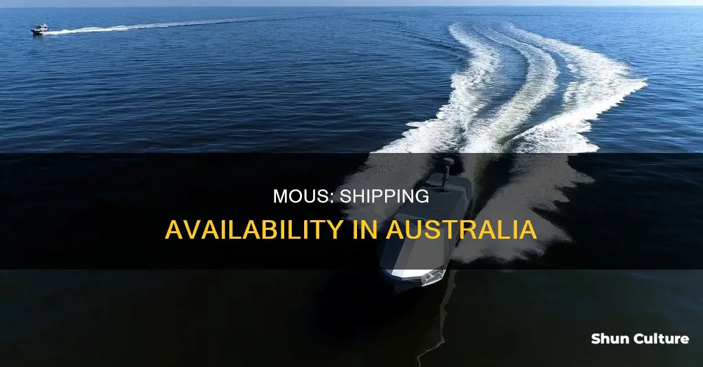 does mous ship to australia
