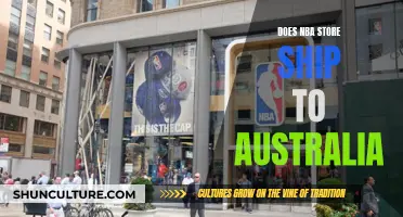 NBA Store: Shipping Options Down Under