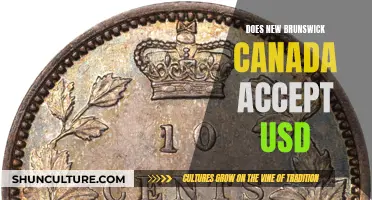 USD in New Brunswick, Canada: Accepted?