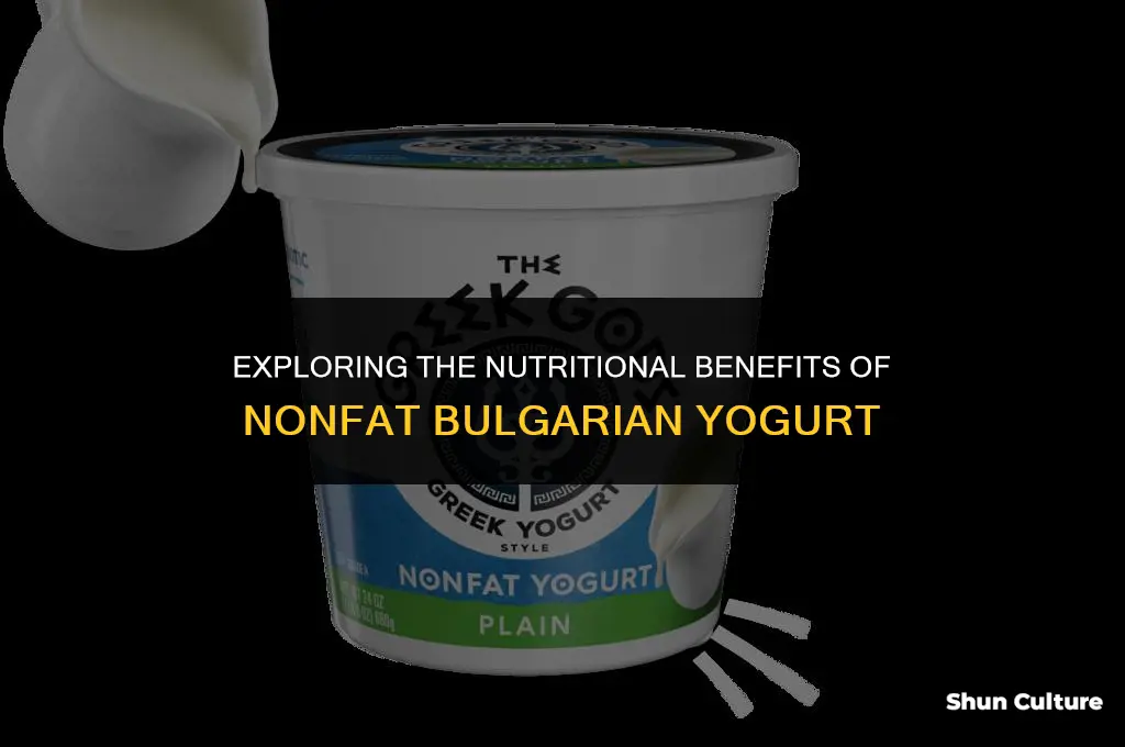 does nonfat bulgarian yogurt retain whey