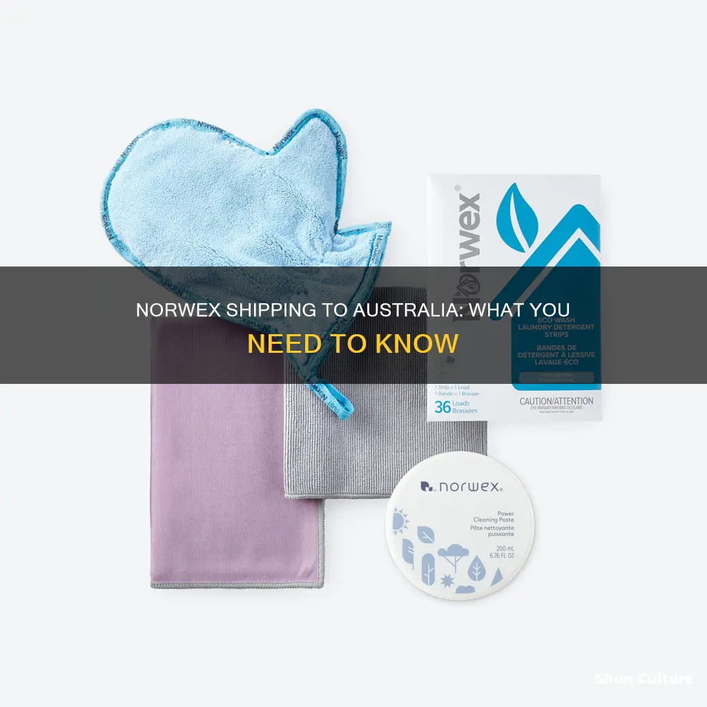 does norwex ship to australia