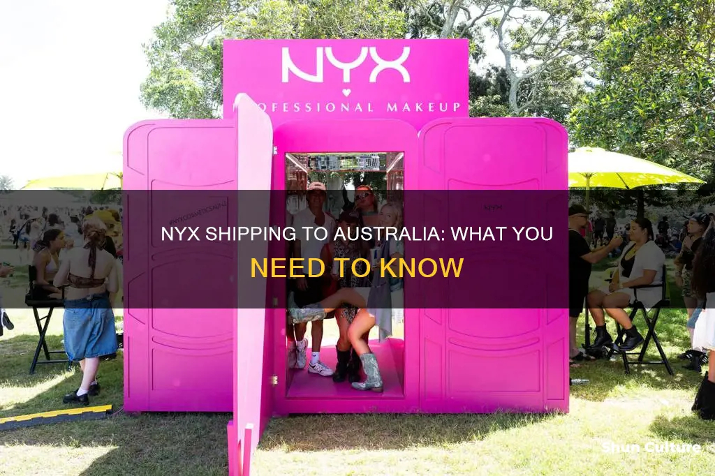 does nyx ship to australia