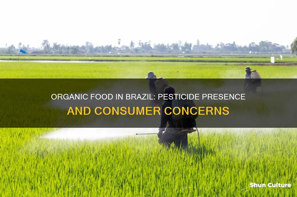 does organic food contain pesticides brazil